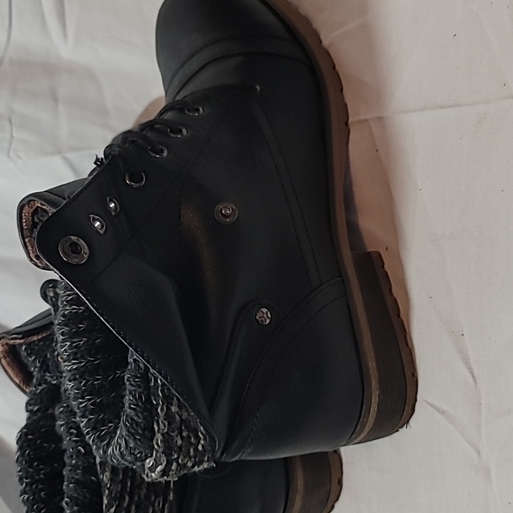 REFRESH WYNNE-01 Women's Combat Style Lace Up Ankle Bootie Brown Size 9 - Picture 8 of 13